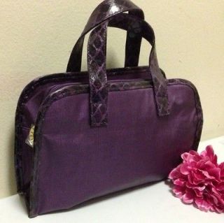 estee lauder cosmetic bag purple gwp 5 new expedited shipping