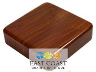 New 2.25 Thick 24 Square Walnut Resin Restaurant Table Top