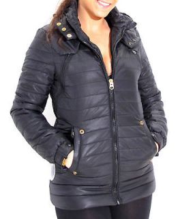 Star Jacket Catch Duty Aspen Nylon Hoodie Zipper Down Black Women 