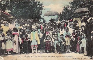 mexico tuxpam ninos vestidos de fantasia 1909