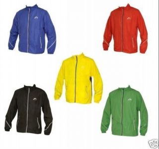 Mens Waterproof Lightweight Hi Viz Jacket Running Cycling  5 Colours 