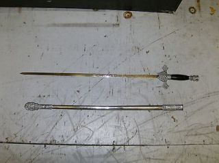 antique knights of columbus 4th degree sword time left $