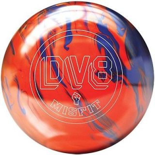 dv8 misfit orange blue bowling ball 14 lb brand new