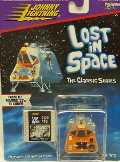 NEW 1998 Johnny Lightning Lost In Space Die Cast SPACE POD & Film Clip 