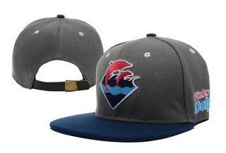 Hot Pink+Dolphin Snapback Hats Hip Hop Adjustable Style Baseball New