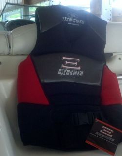 new execute red black wakeboard vest medium or small more