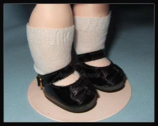   SHIPPING Black Patent Shoes for LITTLEST ANGEL Tiny Terri Lee Doll
