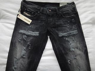   NEW DIESEL Womens LOWKY 8ZB Slim Jeans 25X32 @ $270 Matic Liv Skinny