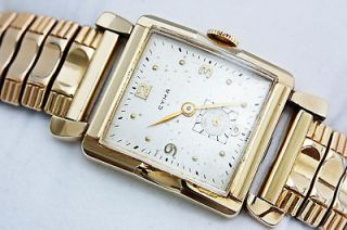   Cyma 10K Gold Filled Swiss Made Mechanical Luxury Dress Watch