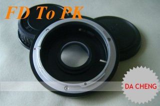 canon fd lens to pentax pk mount adapter with optical