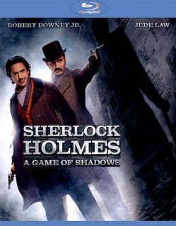 Sherlock Holmes A Game of Shadows Blu ray DVD, 2012, 2 Disc Set 