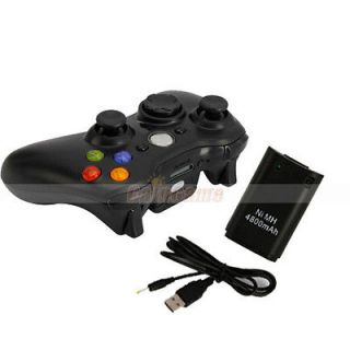 Wireless Controller + 4800mAh Battery + USB Cable for Microsoft Xbox 
