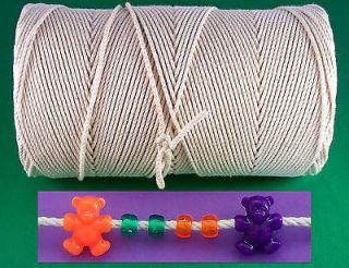 1400 Cotton Rope/Cord 1/8   Bird Toy Parts For Pony Beads