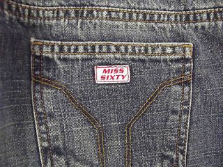 miss sixty bootcut womens juniors jeans size 27 supertommy