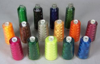 Madeira No.40 Polyester Neon 5000M Embroidery Thread 15 Colors Your 
