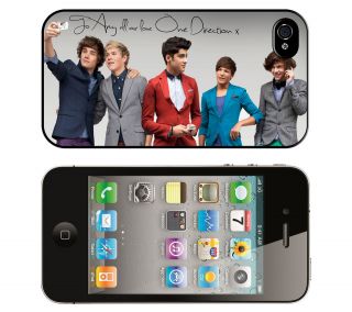 ONE DIRECTION 1D☆ Personalised Message   Hard Case, Fits iPhone 4 