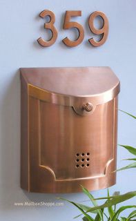 modern style mailbox brass copper or nickel mail box more