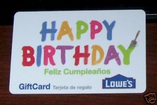 Lowes Happy Birthday Feliz Cumpleanos In Paint Spanish 2006 