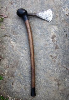 tschokwe battle axe african congo dagger knife from switzerland 