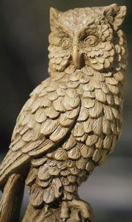 MARWAL Majestic OWL Statue Figurine Plaster Chalkware Large 14 