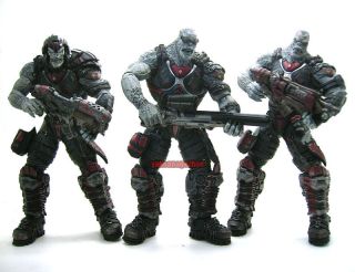 NECA Gears of War GoW Locust Hive Drone & Helmeted Drone & Sniper 3 