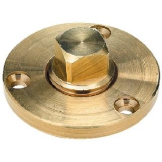 Cast Bronze Garboard Drain Plug for Boats   Fits 1 Inch Diameter Hole