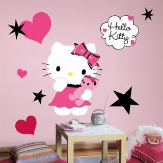   COUTURE 20 Wall Decals Pink Black Room Decor Sticker STARS HEART