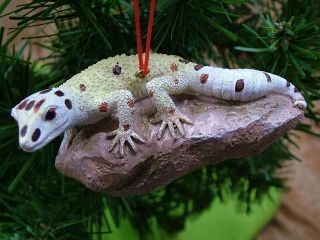 leaopard gecko reptile pet lizard christmas ornament time left $ 5 99 