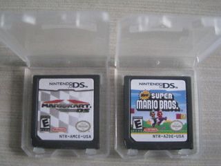 Newly listed Mario Kart DS and New Super Mario Bros for nds Lite ndsi 