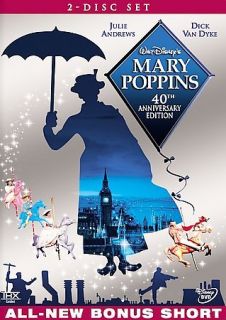 Mary Poppins   Walt Disney (DVD, 2004, 40th Anniversary Edition 2 Disc 