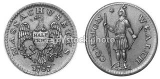 Massachusetts Half Cent, 1788