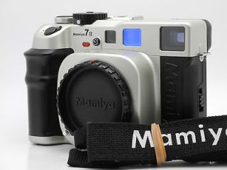 Mamiya 7 II Medium Format Rangefinder Film Camera Silver Body Only