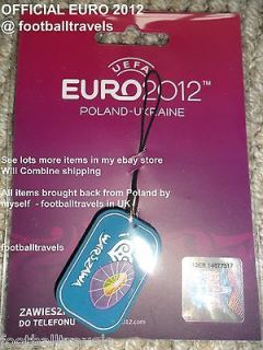   OFFICIAL EURO 2012 MOBILE PHONE TAG TAB Telephone football NEW
