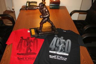 Rocky Marciano Statue Dedication / Official Event Commemorative T 