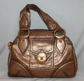 Marc Jacobs Viva La Vida Slim Satchel Bag Retail $398 Bronze M303222