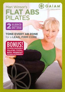 Mari Winsors Flat Abs Pilates (DVD, 201
