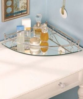 new mirrored corner vanity tray for perfume and bottles more
