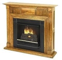 charleston ventless fireplace oak new  551 99
