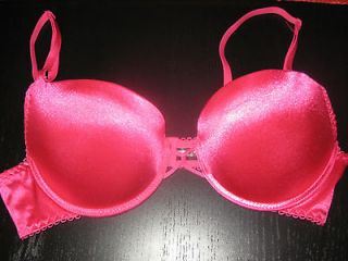 NWOT Hot pink underwire padded bra with criss cross detail in the 