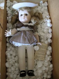 Marjorie Spangler Collectible 15 Porcelain Doll ~ JESSICA ~ NIB 