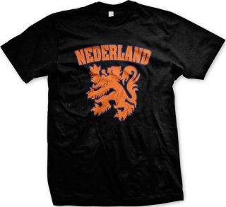 Nederland Crest Mens T shirt Netherlands Amsterdam Dutch Football Cafe 