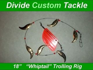   Trolling Pop Gear Gold 18 Whiptail Trout Walleye Bass Lures Baits