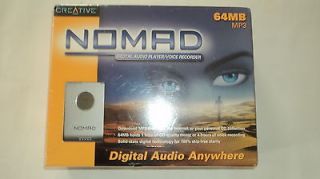 Creative Nomad DIGITAL AUDIO PLAYER/VOICE RECORDER (64 MB MP3)