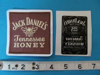 Rare WHISKEY JACK DANIELS OLD NO.7 PATCH TESTER honey bee badge 
