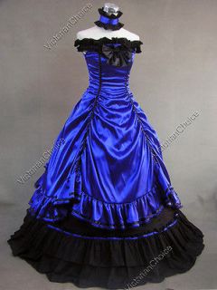 Southern Belle Civil War Lolitta Ball Gown Wedding Dress 135 L