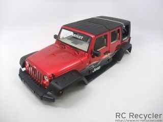 New Bright 1/10 Jeep Wrangler Unlimited Body Scale Rock Crawler Axial 