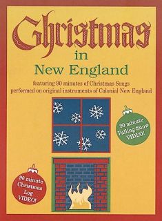 Christmas in New England Christmas Log Snow DVD, 2000
