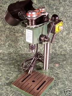 tiny mini hobby bench drill press 3 speed variable new