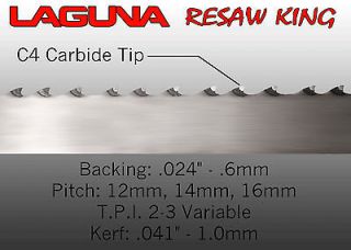Laguna Tools 1 1/4 Resaw King Bandsaw Blade   145 NEW Hardwood 