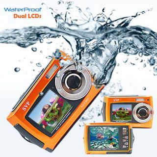 Newly listed SVP UnderWater 18MP Max. Dual LCD Screen Digital Camera 